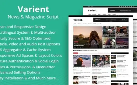 Varient – News & Magazine Script