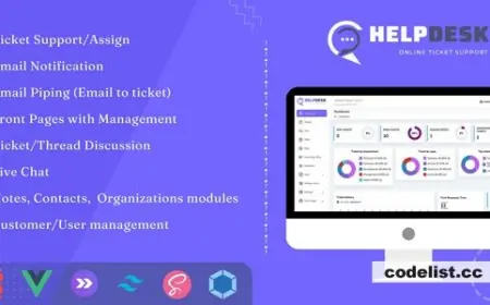 HelpDesk - Online Ticketing System with Website - ticket support and management