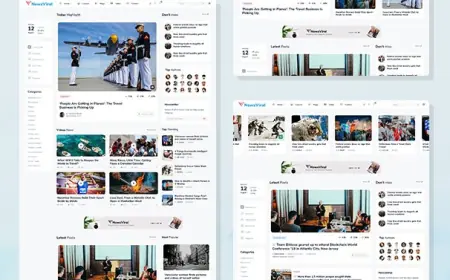 Newsviral - Modern News & Magazine HTML Template