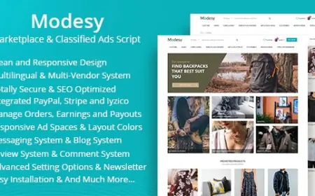 Modesy - Marketplace & Classified Ads Script