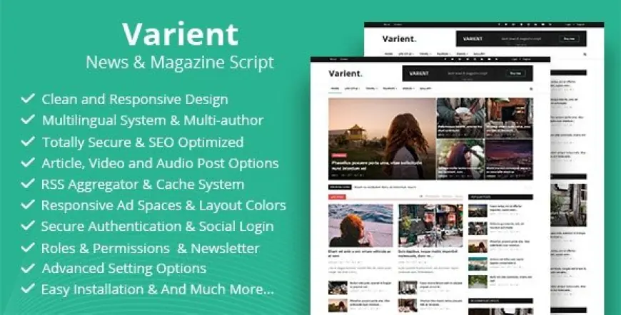 Varient – News & Magazine Script v2.3 - Nulled