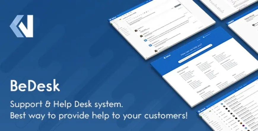 BeDesk - Customer Support Software & Helpdesk Ticketing System v2.0.2 - Nulled