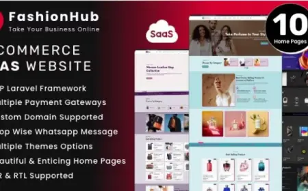 FashionHub SaaS | eCommerce Website Builder For Seamless Online Business