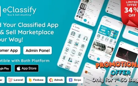 eClassify - Classified Buy and Sell Marketplace Flutter App with Laravel Admin Panel