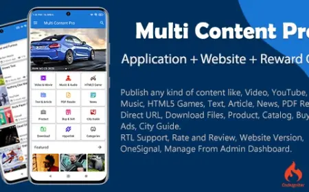 Multi Content Pro (Application and Website) v2.3.0