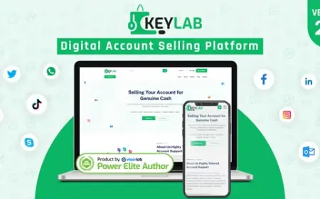 KeyLab - Digital Account Selling Platform v2.0