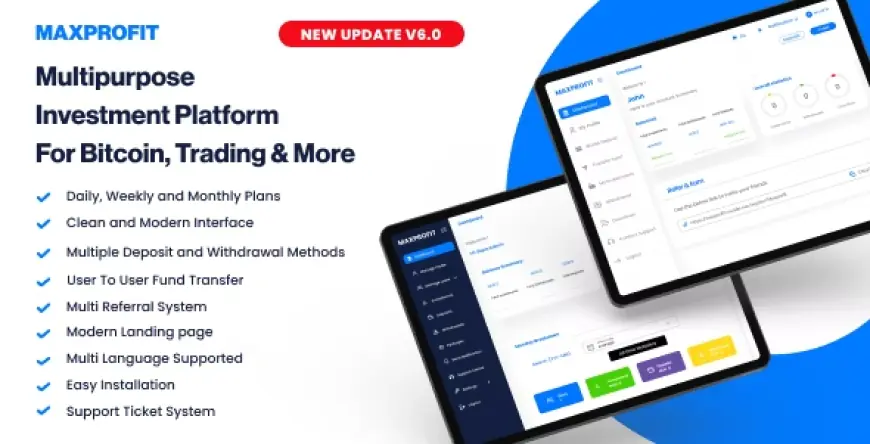 Max Profit - Online Multipurpose Investment Platform v6.2 - Nulled