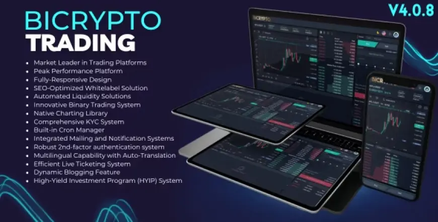 Bicrypto - Crypto Trading Platform, Binary Trading, Investments, Blog, News & More! v4.3.8 - Untouched