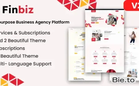 FinBiz - Multipurpose Business Agency Platform