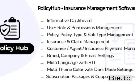 PolicyHub - Insurance Management Software