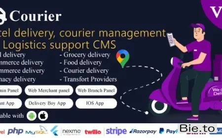 We Courier - Courier and logistics management CMS with Merchant,Delivery app