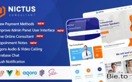 Nictus Consultation - Complete online appointment booking solution with flutter mobile app & laravel
