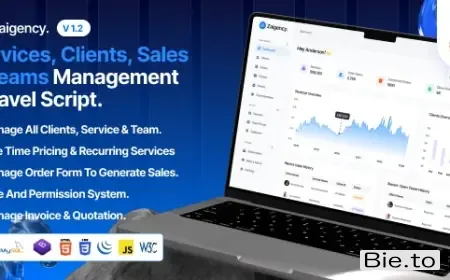 Zaigency - Services, Clients, Sales & Teams Management Laravel Script