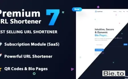 Premium URL Shortener - Link Shortener, Bio Pages & QR Codes