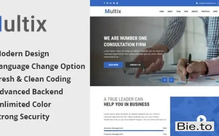 Multix - Multipurpose Website CMS Codeigniter