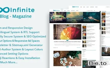 Infinite - Blog & Magazine Script
