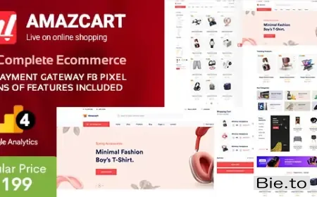 AmazCart - Laravel Ecommerce System CMS