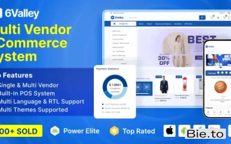 6valley - Multi-Vendor E-commerce - Complete eCommerce Mobile App, Web, Seller and Admin Panel