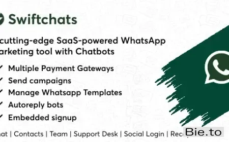 Swiftchats - SaaS enabled Whatsapp marketing tool with chat bots.