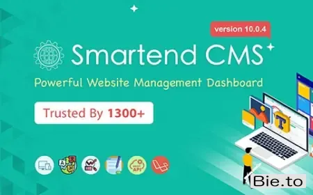 SmartEnd CMS - Laravel Admin Dashboard with Frontend and Restful API