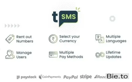 tSMS - Temporary SMS Receiving System - SaaS - Rent out Numbers