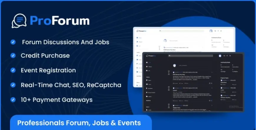 ProForum - Forum, Jobs & Events v1.3.0 - Untouched