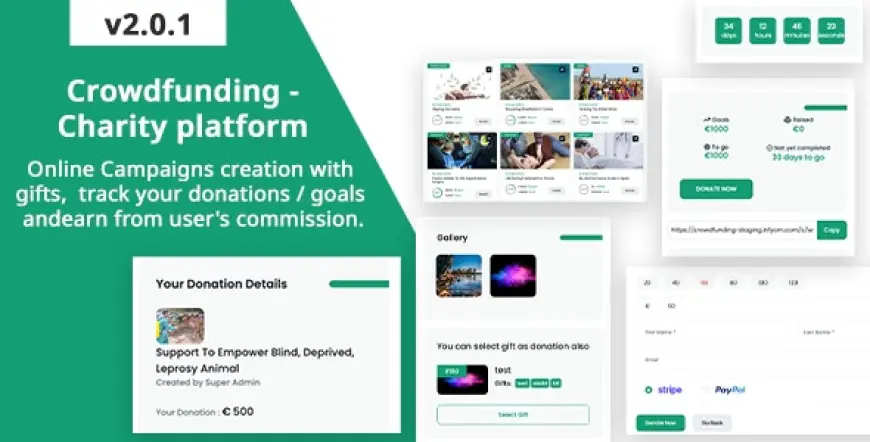 Crowdfunding - Fund raising platform / Charity / Donation v2.0.1 - Untouched