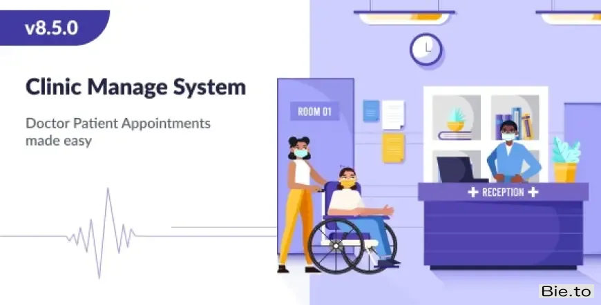 Clinic Management System - Doctor Patient Appointment Management System Laravel v8.5.0