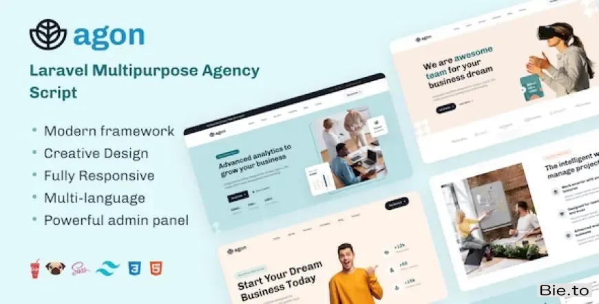 Agon - Laravel Multipurpose Agency Script v1.16.0 - Nulled
