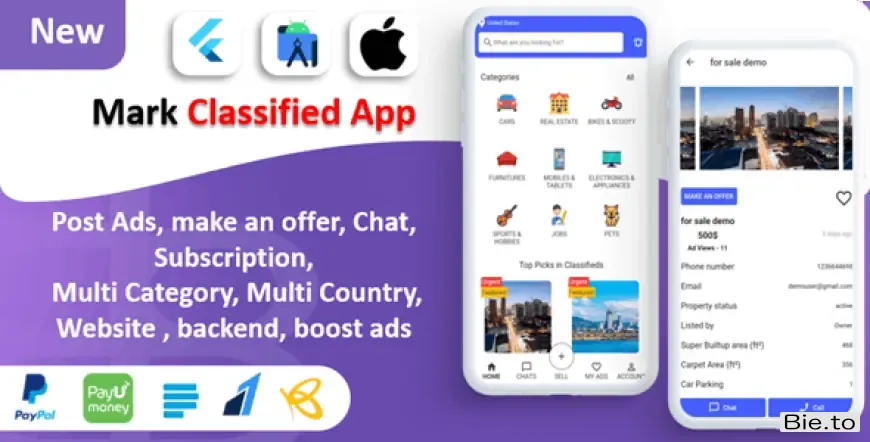 Mark Classified App - Classified App v6.0 - Untouched