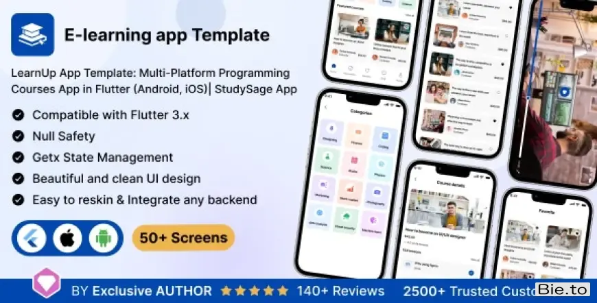 LearnUp UI App Template - Multi-Platform Programming Courses in Flutter v1.0 - Untouched