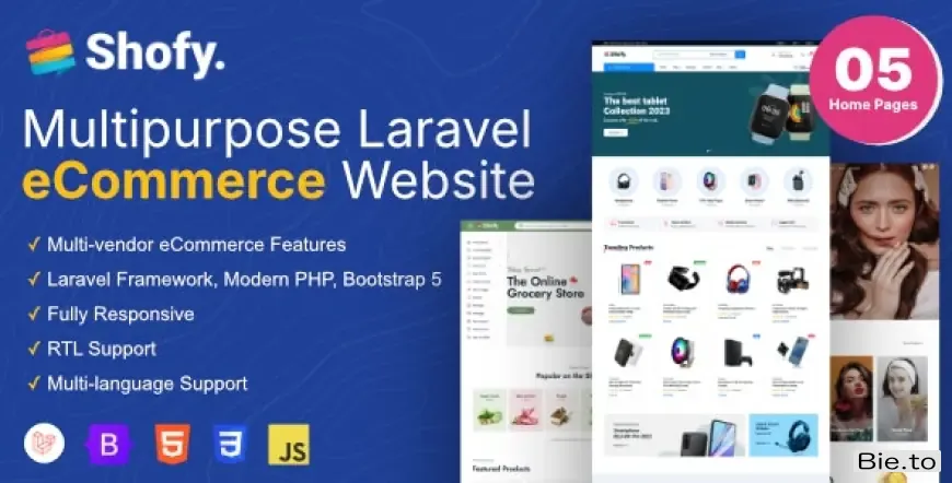 Shofy - eCommerce & Multivendor Marketplace Laravel Platform v1.1.7 - Nulled