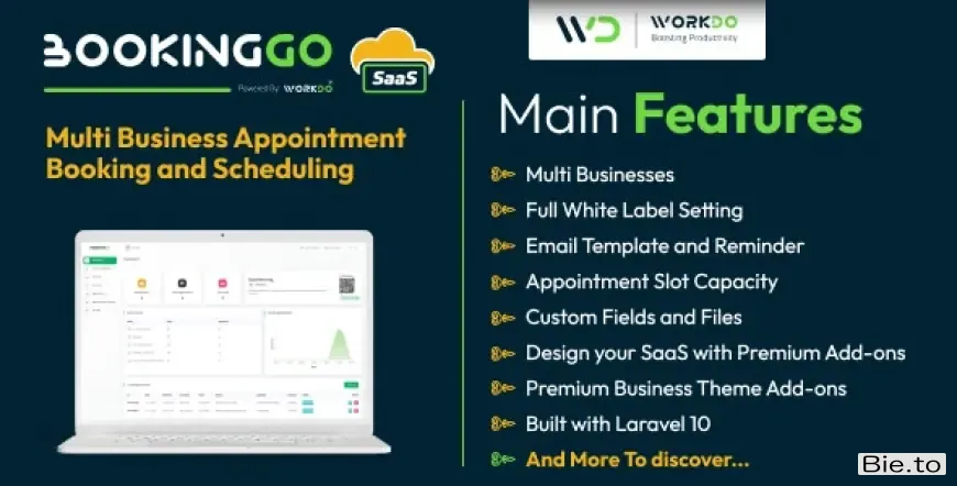 BookingGo SaaS - Multi Business Appointment Booking and Scheduling v2.4 - Nulled