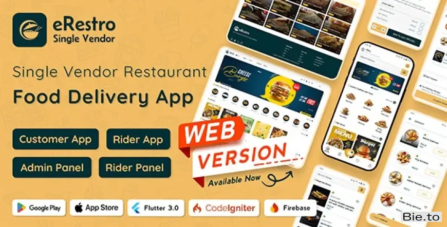 eRestro - Single Vendor Restaurant Flutter App v1.0.7 - Nulled