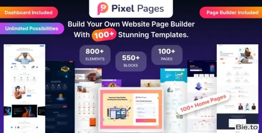 PixelPages – SAAS Application Website Builder for HTML Template v1.0.7 - Untouched