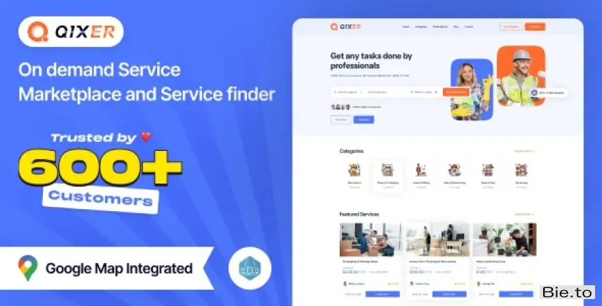 Qixer - Multi-Vendor On demand Service Marketplace and Service Finder v2.5.0 - Nulled