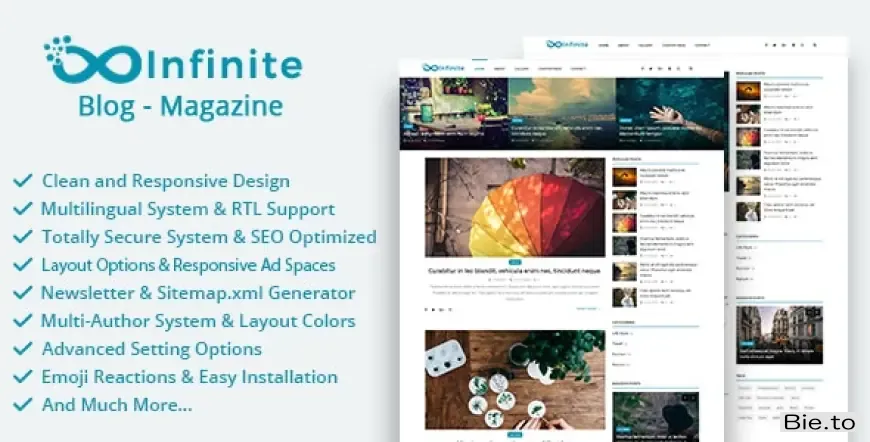 Infinite - Blog & Magazine Script v4.4 - Nulled