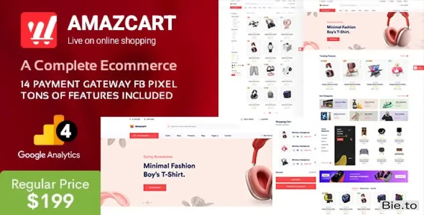 AmazCart - Laravel Ecommerce System CMS v4.3.0 - Nulled