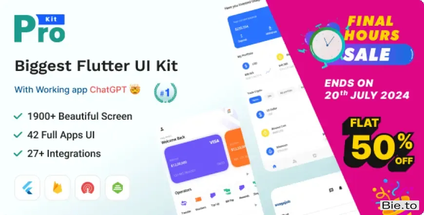 ProKit - Best Selling Flutter UI Kit v6.7.0