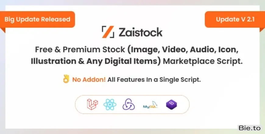 Zaistock - Free & Premium Stock Photo, Video, Audio, Icon Illustration Script v2.1