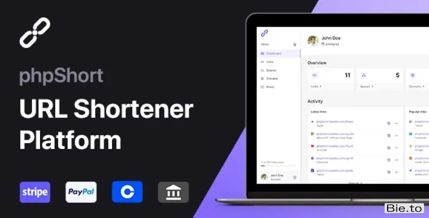 phpShort - URL Shortener Platform v44.0 - Nulled