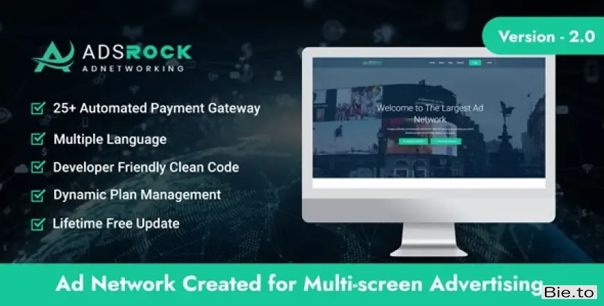 AdsRock - Ads Network & Digital Marketing Platform v3.0 - Nulled