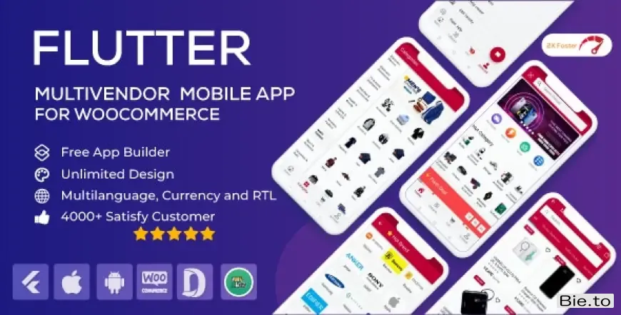 Flutter Multivendor Mobile app for WooCommerce v1.0.26