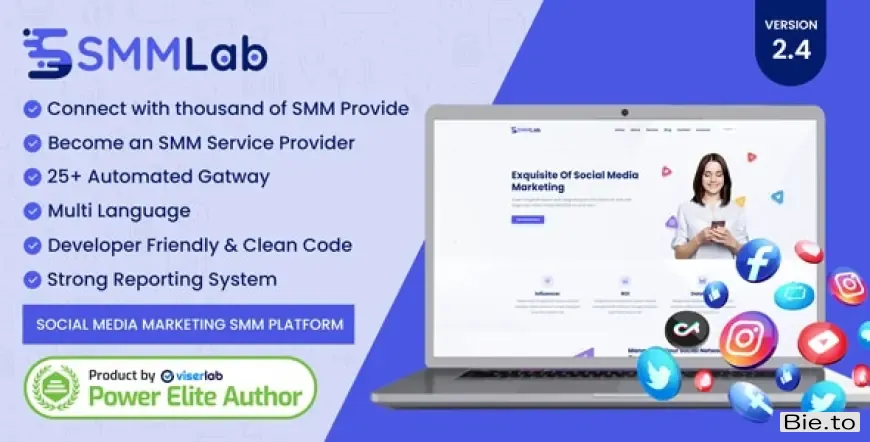 SMMLab - Social Media Marketing SMM Platform v2.3 - Nulled