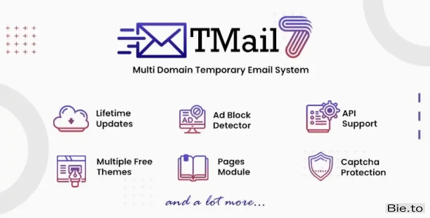 TMail - Multi Domain Temporary Email System v7.8.1 - Nulled