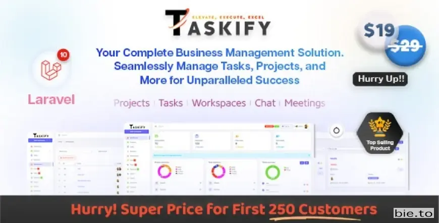 Taskify - Project Management - Task Management & Productivity Tool v1.0.8 - Nulled