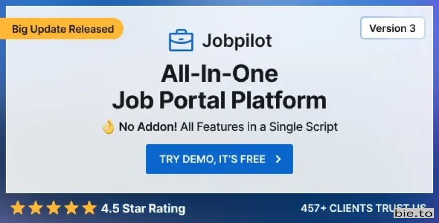 Jobpilot - Job Portal Laravel Script v3.21.0