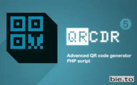 QRcdr - responsive QR Code generator