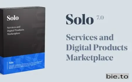 Solo - Services and Digital Products Marketplace