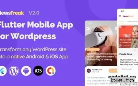 Newsfreak - Flutter Mobile App for WordPress